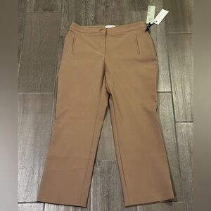 NWT Rachel Zoe Hi-rise Slim Leg Tan/Camel colored Women's Dress Pants Size 8
